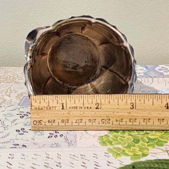 Vintage Wm Rogers MFG CO Silver Plate Fluted Creamer & Sugar Bowl # 624 - Picture 14 of 14